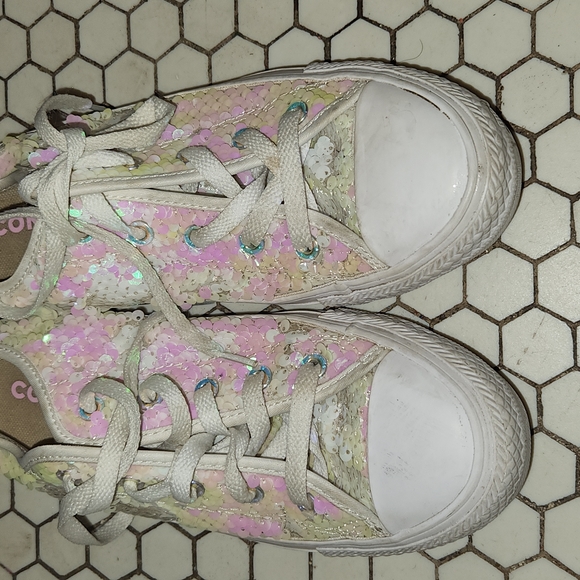 Iridescent sequins Converse - Picture 3 of 12